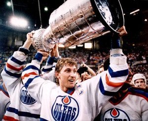 ... , Wayne Gretzky was able to lead his team to 4 Stanley Cup wins