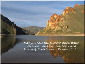 May you Have he Power to Understand how Wide – Christian Quote