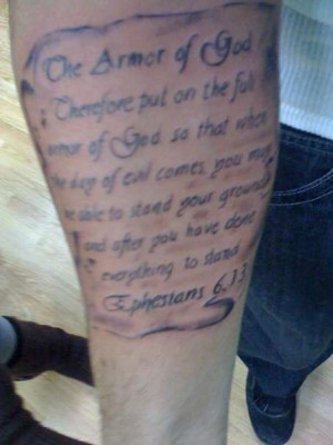Good Short Bible Verses Tattoo