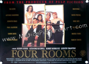 poster, a(n) Four Rooms movie poster and a(n) Four Rooms film poster ...