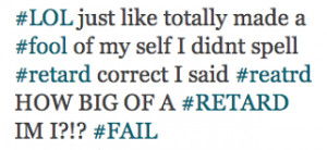 ... jokingly use the word 