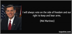 More Mel Martinez Quotes