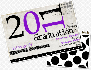 High School Graduation Quotes 2013 2013 graduation party invite