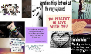 Emo Love Quotes 'I made in a poster thing :)*