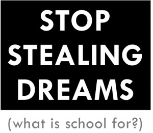 ... Stop Stealing Dreams is free and quick to consume. You really have no