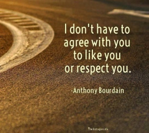 We can agree to disagree, right?