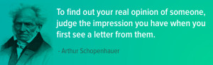 ... impression of someone your customers are forming impressions of your
