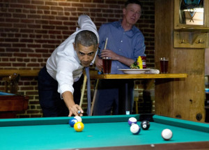 Obama Drinking Beer