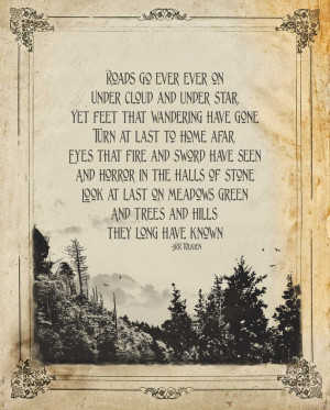 Lord of the Rings, Hobbit Quote Art, JRR Tolkien, LOTR, Inspiration ...