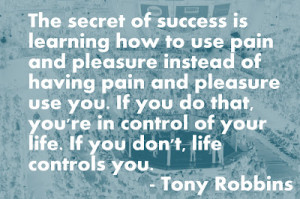 Tony Robbins on using pleasure and pain for success