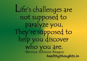 Life’s Challenges Are Not Supposed To Paralyze You…