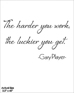 ... SHOPPING > Babes & Kids > The harder you work the luckier you get