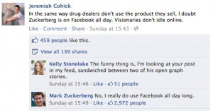 Quotes of the Day: Justifying Your Facebook Addiction