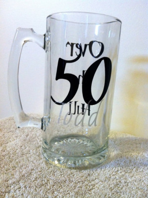 Over the Hill Beer Mug: Over The Hills, Cricut Crafts, Beer Mugs ...