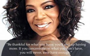 ... Sayings About Success: Oprah Winfrey Quotes About Being Happy Woman