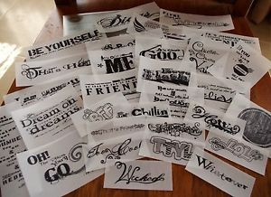 Details about Creative Memories Expressions of Teen Life Vellum Quotes