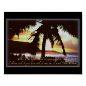 Hawaiian quotes Poster