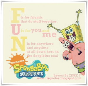 Spongebob And Patrick Quotes About Friendship Patrick and sponge bob ...
