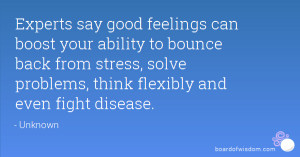 Thinking Flexibly Quotes Your ability to bounce back from stress ...