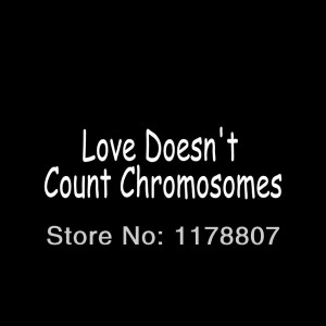 Down Syndrome Chromosome Tattoo Love Doesn T Count Chromosomes Vinyl