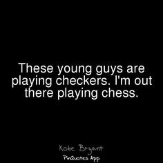 Playing chess ~Kobe Bryant~ More