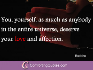 Buddha Quote about Loving Yourself