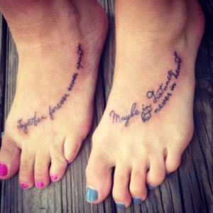 Sister Quote Tattoo...