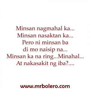 Patama : Tagalog sad Love quotes