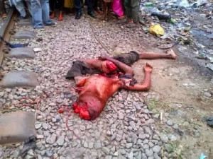 Moving Train Pierces Man Into Pieces In Lagos (PHOTOS) ‘Viewer ...