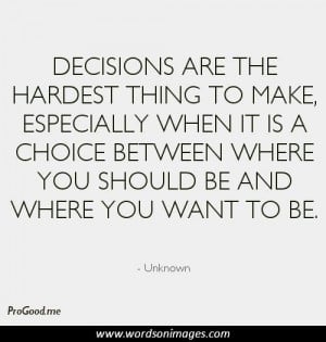 Decision making quotes