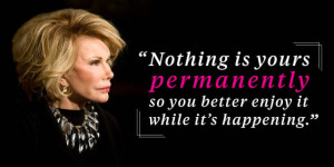 Wonderfully Heartwarming Joan Rivers Quotes