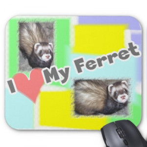 cute_ferret_pictures_sayings_and_quotes_mousepad ...