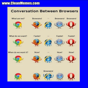 Related Pictures Conversation Between The Web Browsers