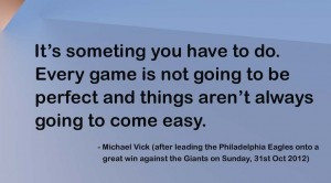Philadelphia Eagles Michael Vick Quote (after his spectacular winning ...