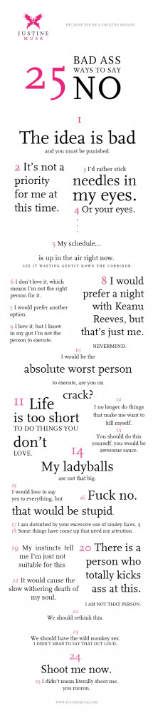 ... someone use it to do that recently. So disingenuous! 25 Badass Ways to