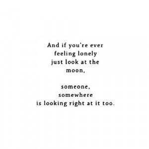 Looking at the moon