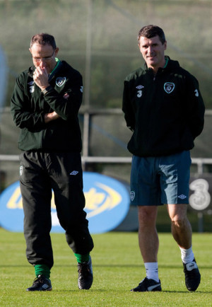 ... 39 Neill Manager Martin O 39 Neill and assistant manager Roy Keane