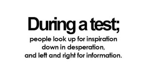 Funny exam quotes for facebook