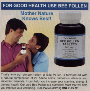 ... bee pollen ok i think i ll digest this bee s sperm pollen is the sperm