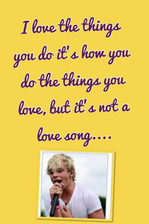 Not a Love Song... From Austin and ally