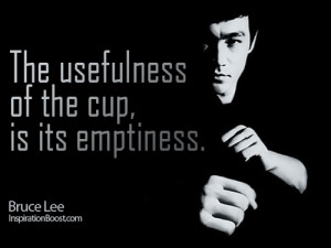 ready you are to learn bruce lee said it best