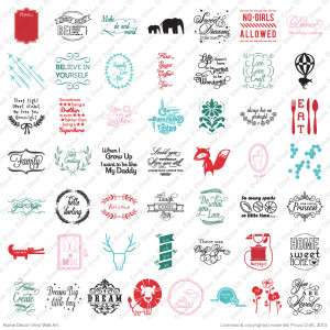 Cricut® Home Decor Vinyl Wall Art Cartridge