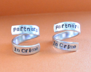 ... Spiral Twist Wrap Rings Best Friends BFF Friends Forever Ride or Die