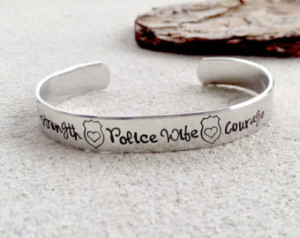 ... Police Wife Jewelry - Police Officer - Police Jewelry - Hero Jewelry