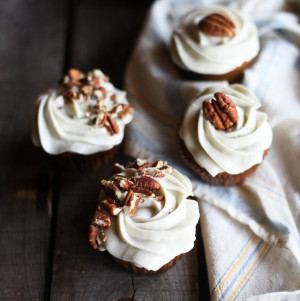 Carrot Cake with Honey Cream Cheese Frosting