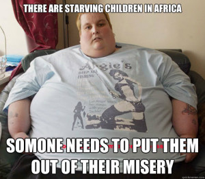 Starving African Meme Funny Fat Guy Memes