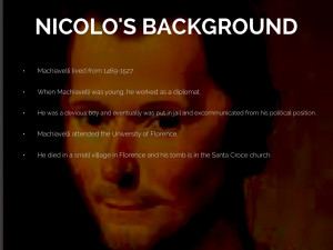 Nicolo Machiavelli By Blair Orr
