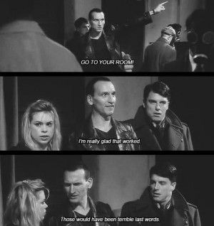 Funny quote from the 9th doctor