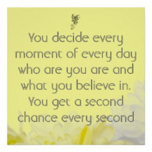 ... Chance Every Second: Get A Second Chance Every Second ~ Inspirational