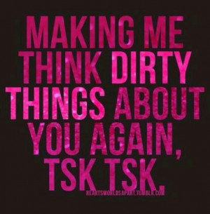 Dirty inappropriate thoughts